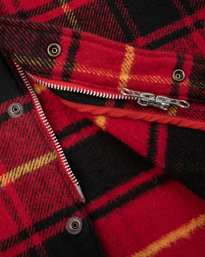 Iron Heart Heavy Flannel Rider’s Overshirt - Red