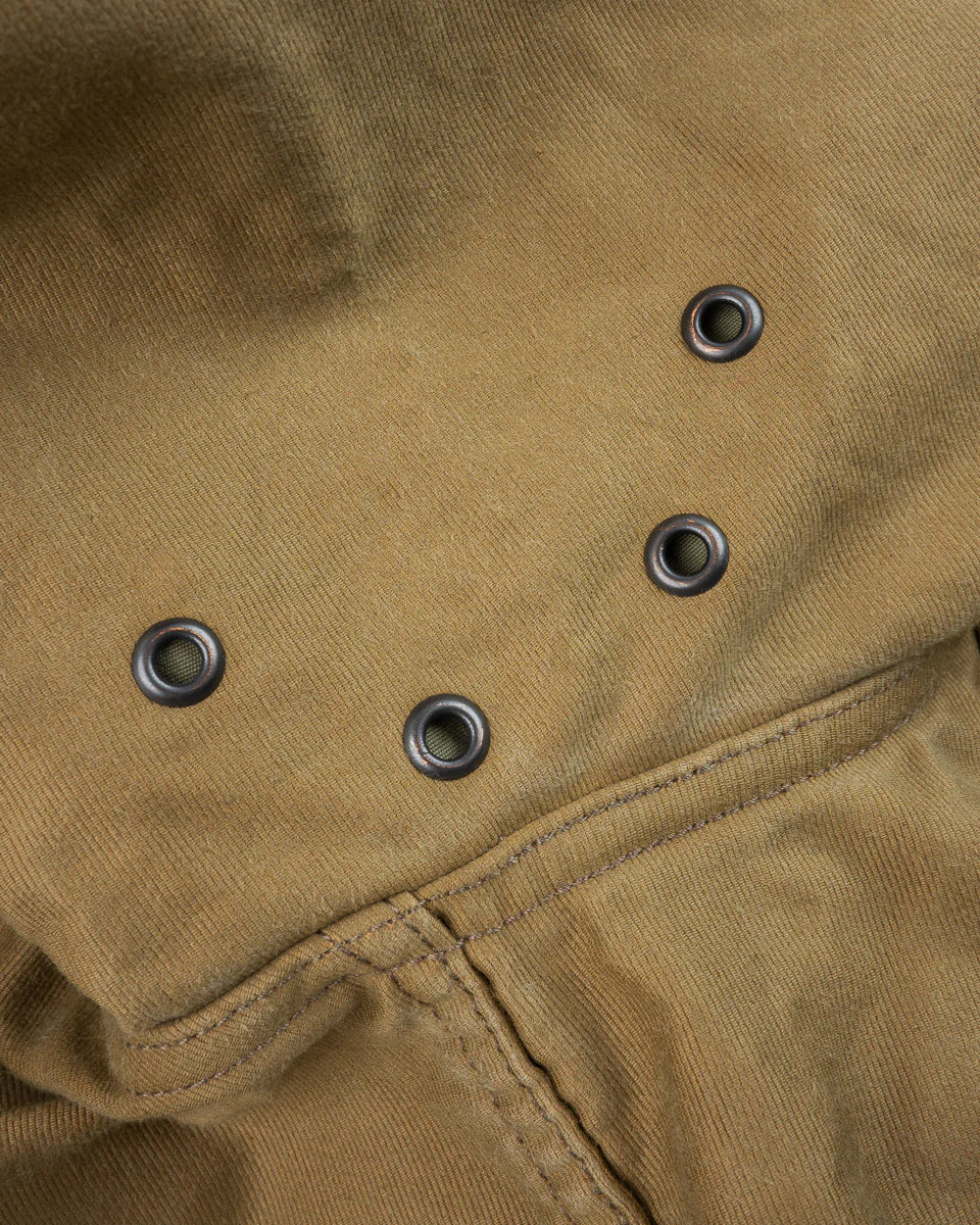 Iron Heart 12oz Whipcord Lightweight N1 Deck Jacket - Khaki