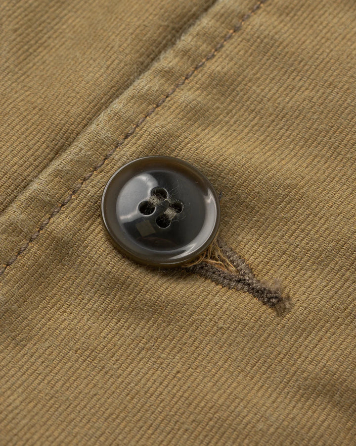 Iron Heart 12oz Whipcord Lightweight N1 Deck Jacket - Khaki