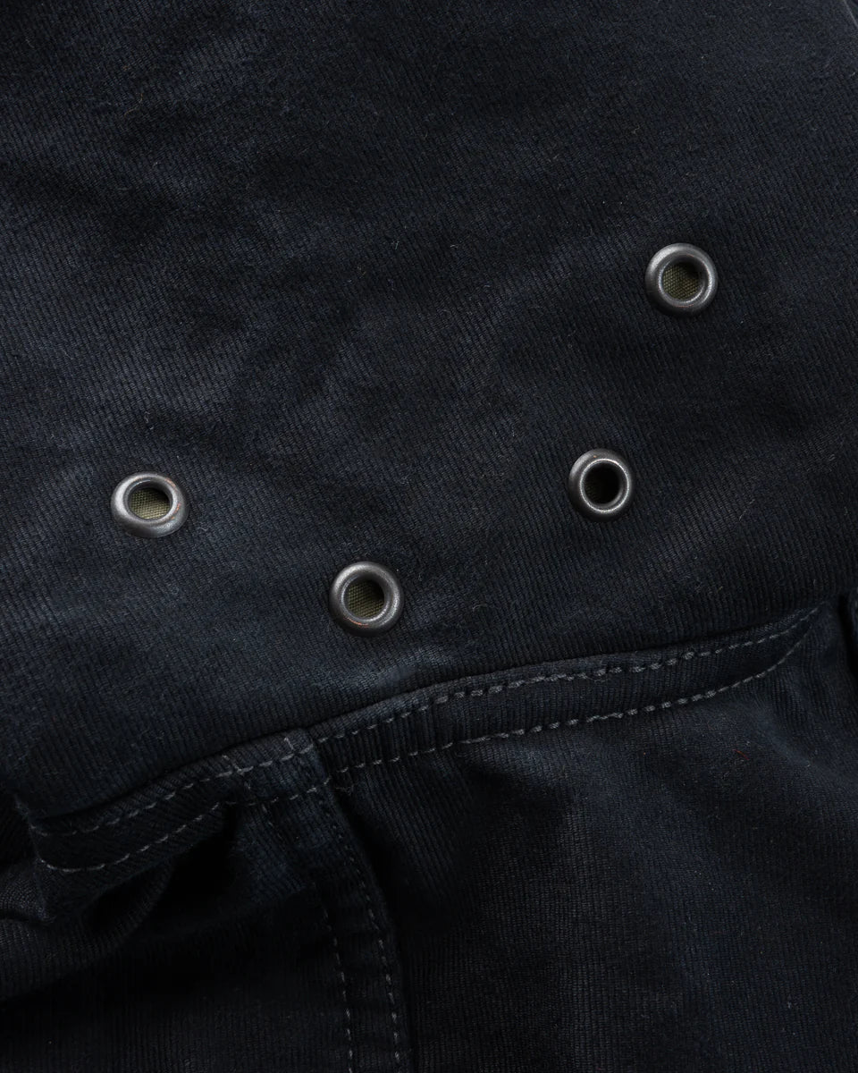 Iron Heart 12oz Whipcord Lightweight N1 Deck Jacket - Black