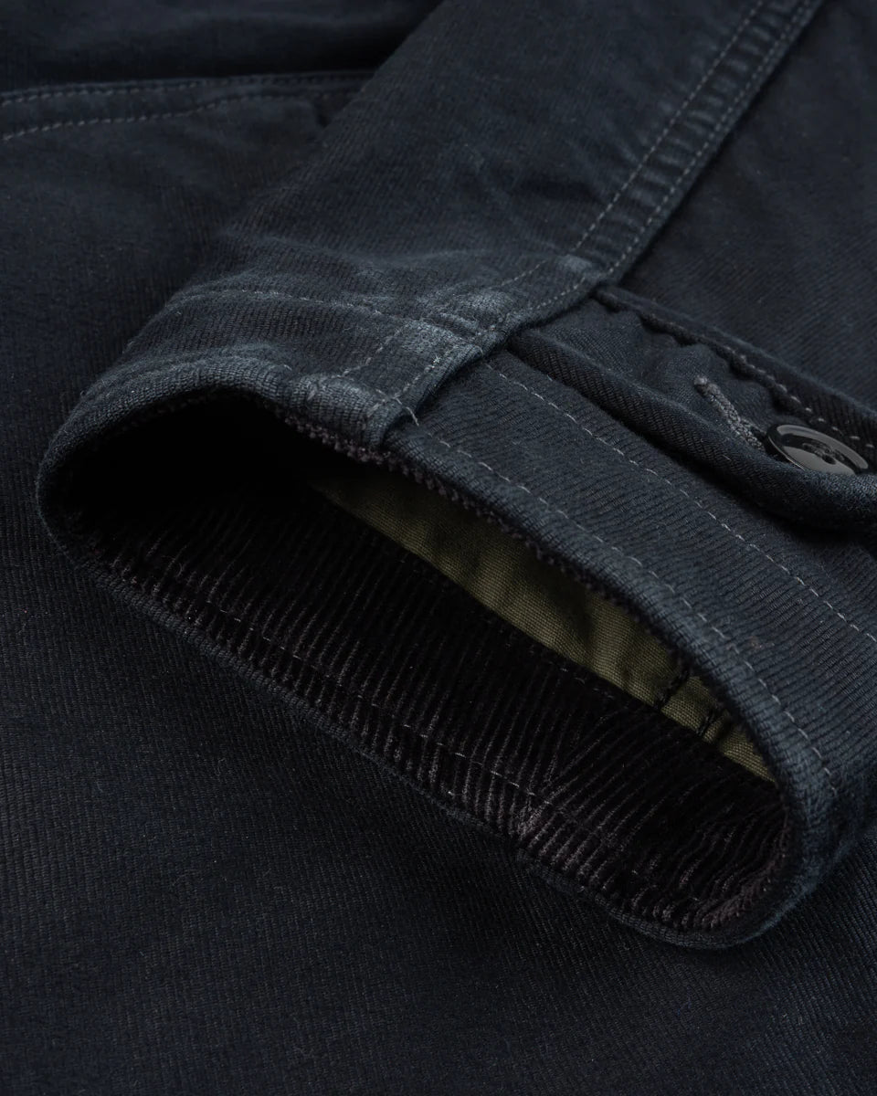 Iron Heart 12oz Whipcord Lightweight N1 Deck Jacket - Black