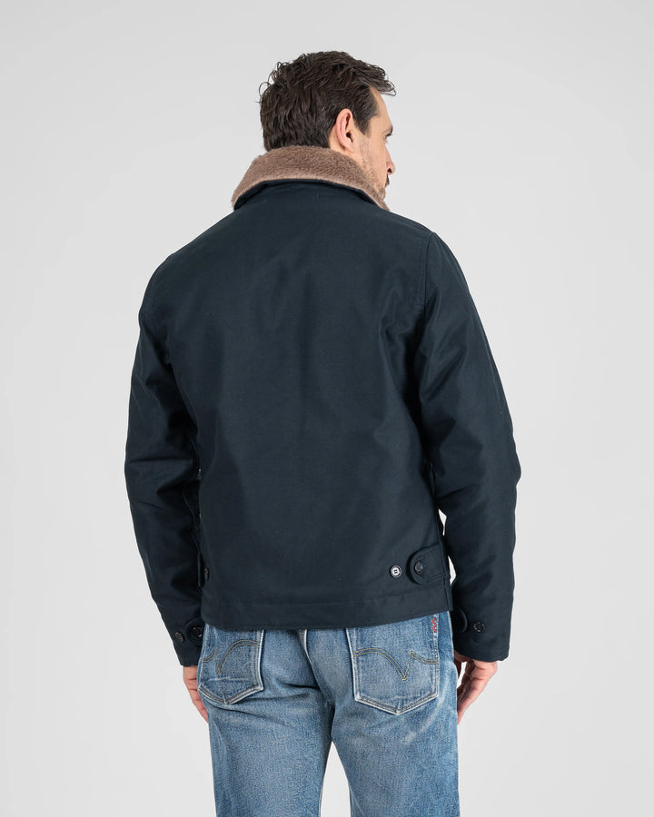 Iron Heart Whipcord N1 Deck Jacket - Navy