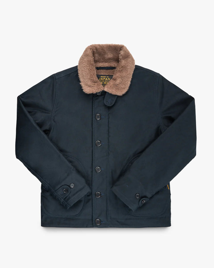 Iron Heart Whipcord N1 Deck Jacket - Navy
