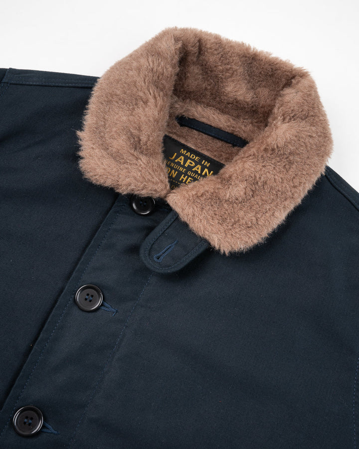 Iron Heart Whipcord N1 Deck Jacket - Navy