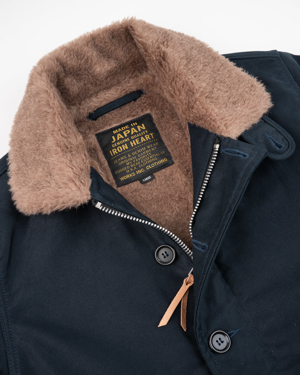 Iron Heart Whipcord N1 Deck Jacket - Navy