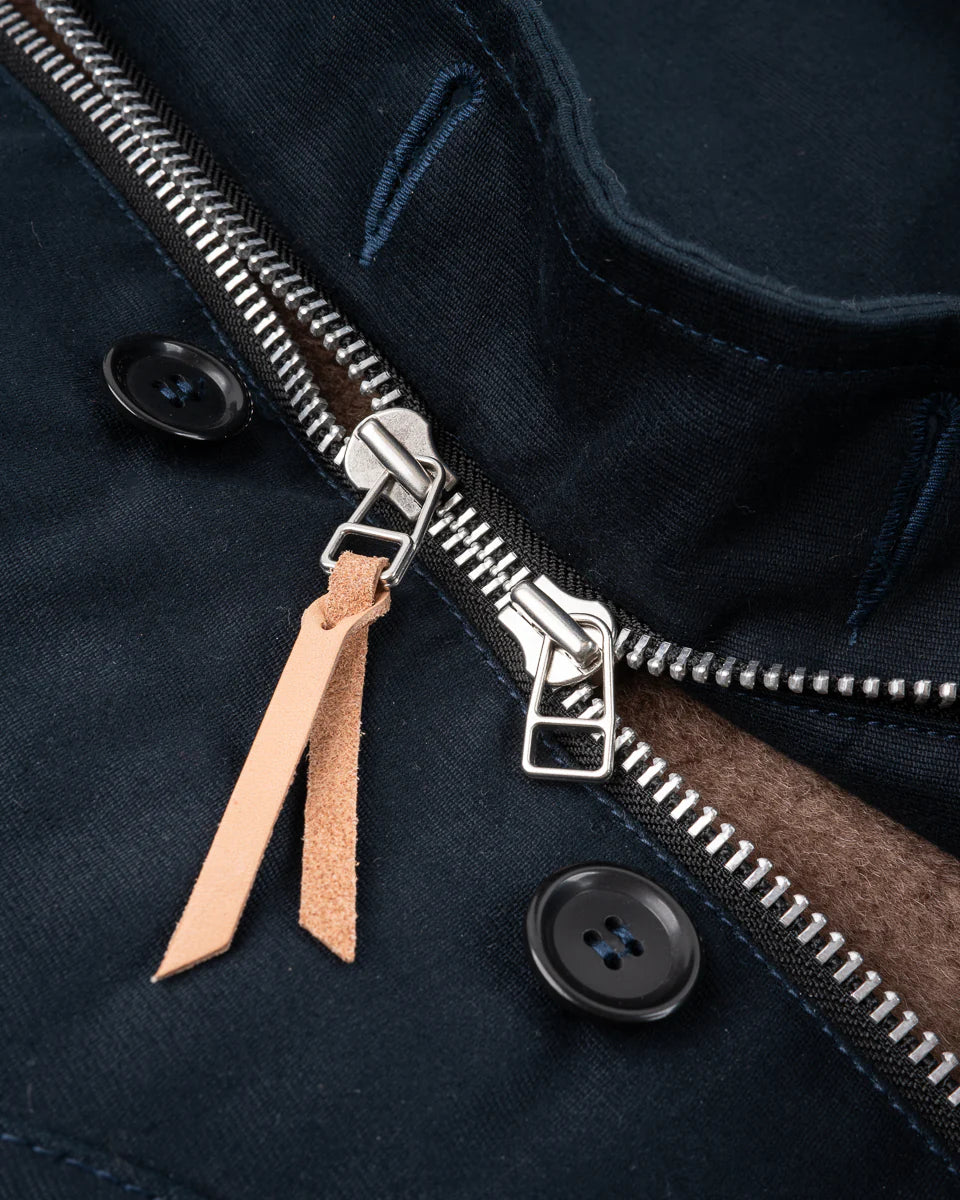 Iron Heart Whipcord N1 Deck Jacket - Navy