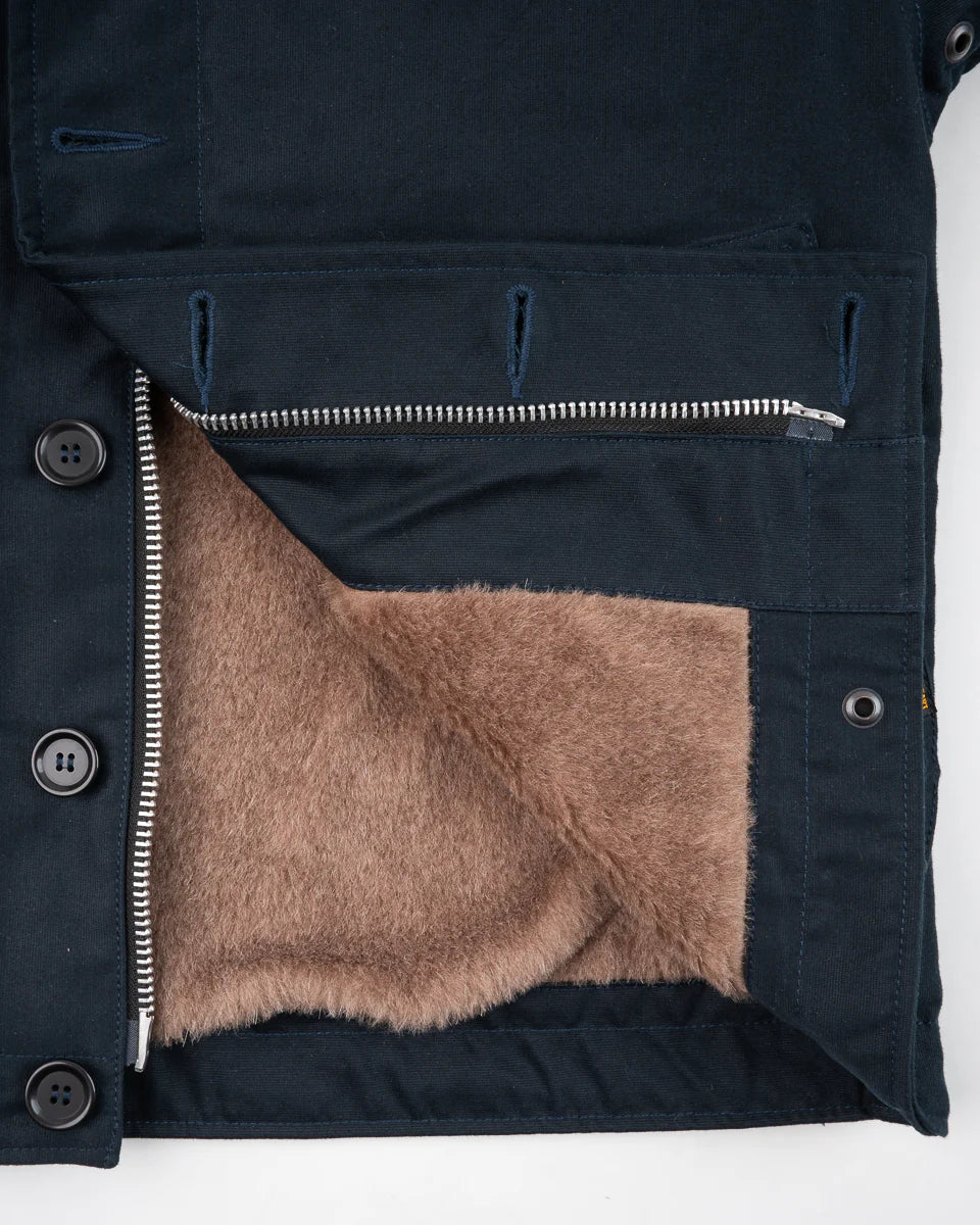 Iron Heart Whipcord N1 Deck Jacket - Navy