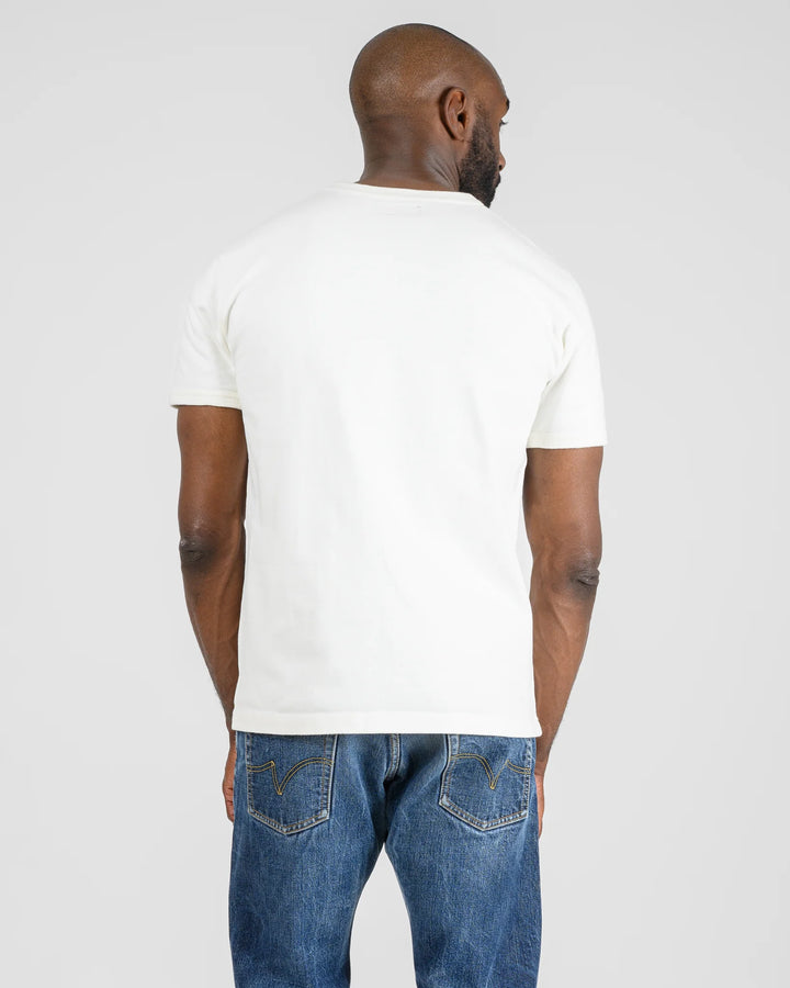Iron Heart 11oz Cotton Knit Crew Neck T-Shirt - White