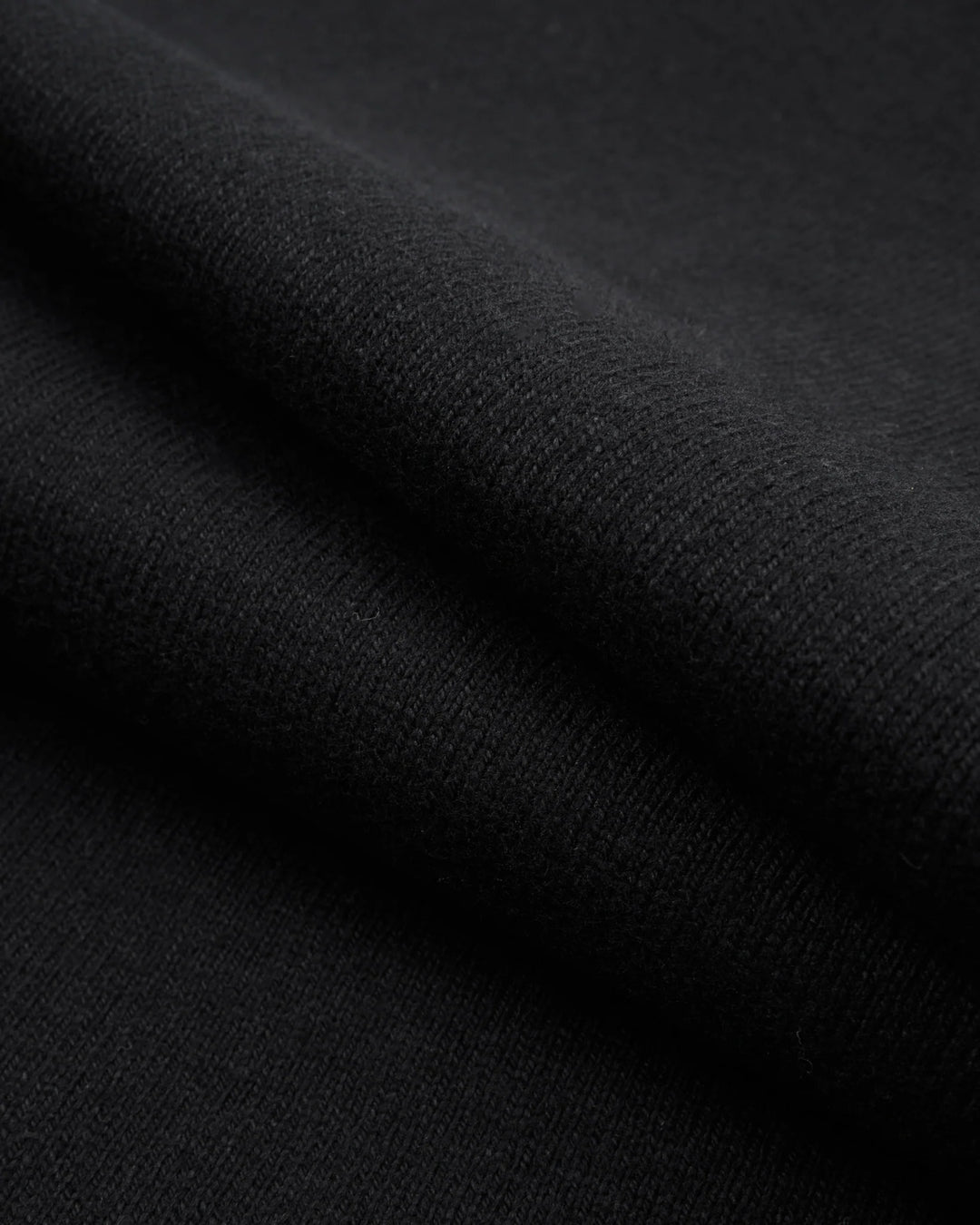 Iron Heart 11oz Cotton Knit Crew Neck T-Shirt - Black