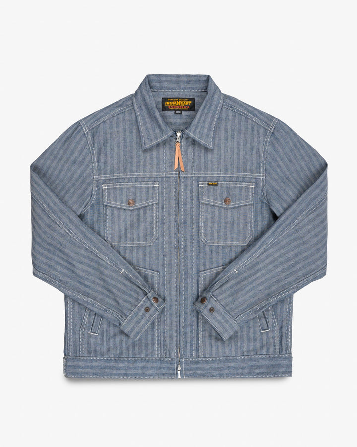Iron Heart 10.5oz Herringbone Work Jacket - Indigo