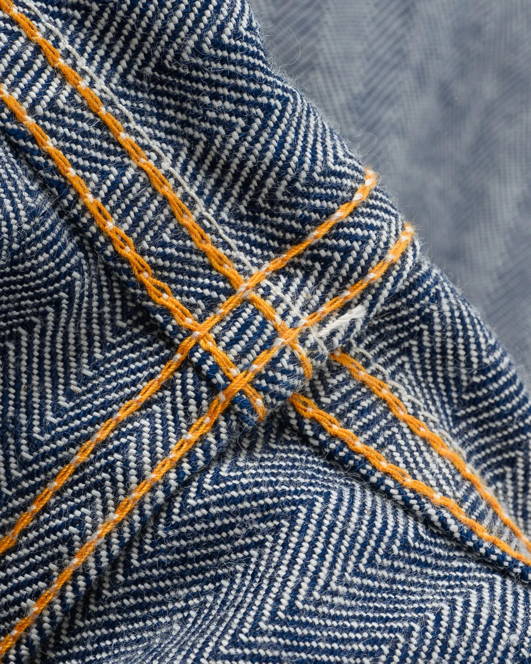 Iron Heart 10.5oz Herringbone Work Jacket - Indigo