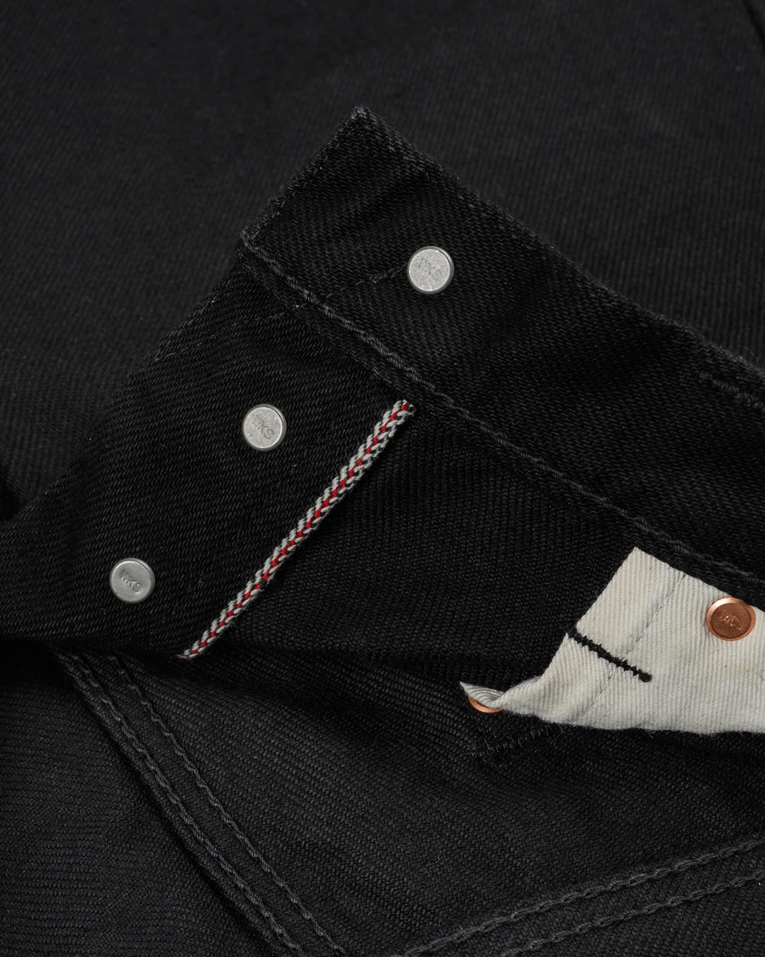 Iron Heart 666 21oz Slim Straight Selvedge Denim - Superblack (Fades To Grey)