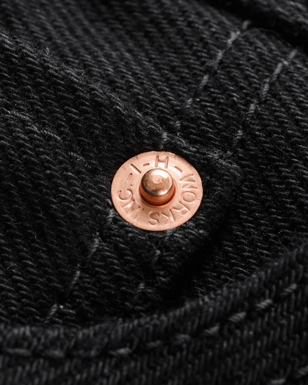 Iron Heart 555 21oz Slim Cut Selvedge Denim - Superblack (Fades To Grey)