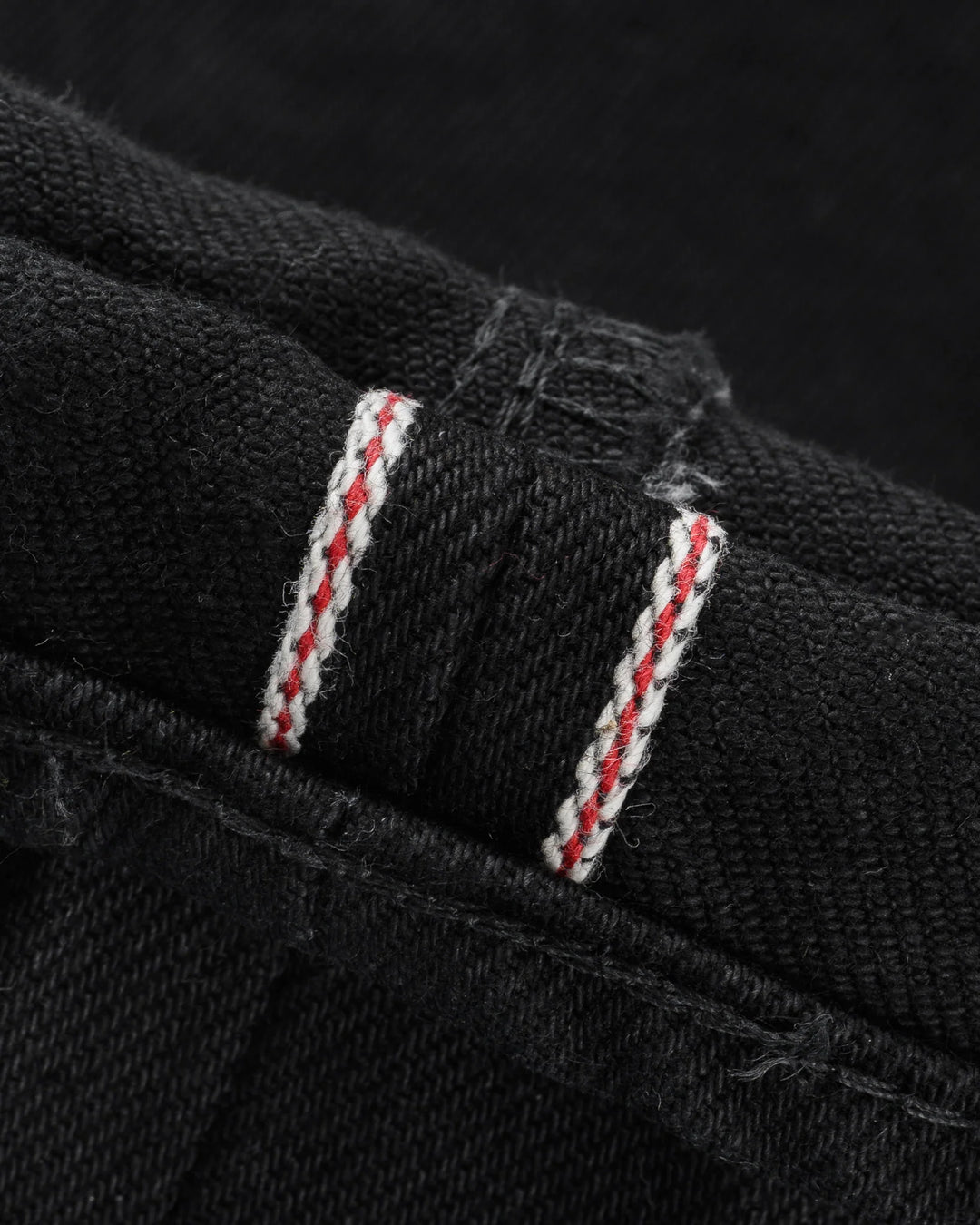 Iron Heart 555 21oz Slim Cut Selvedge Denim - Superblack (Fades To Grey)