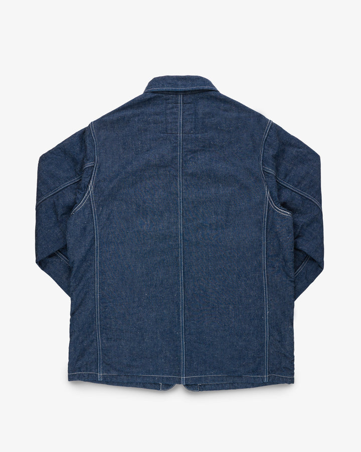 Iron Heart - 10oz Selvedge Denim Blanket Lined Chore Jacket - Indigo
