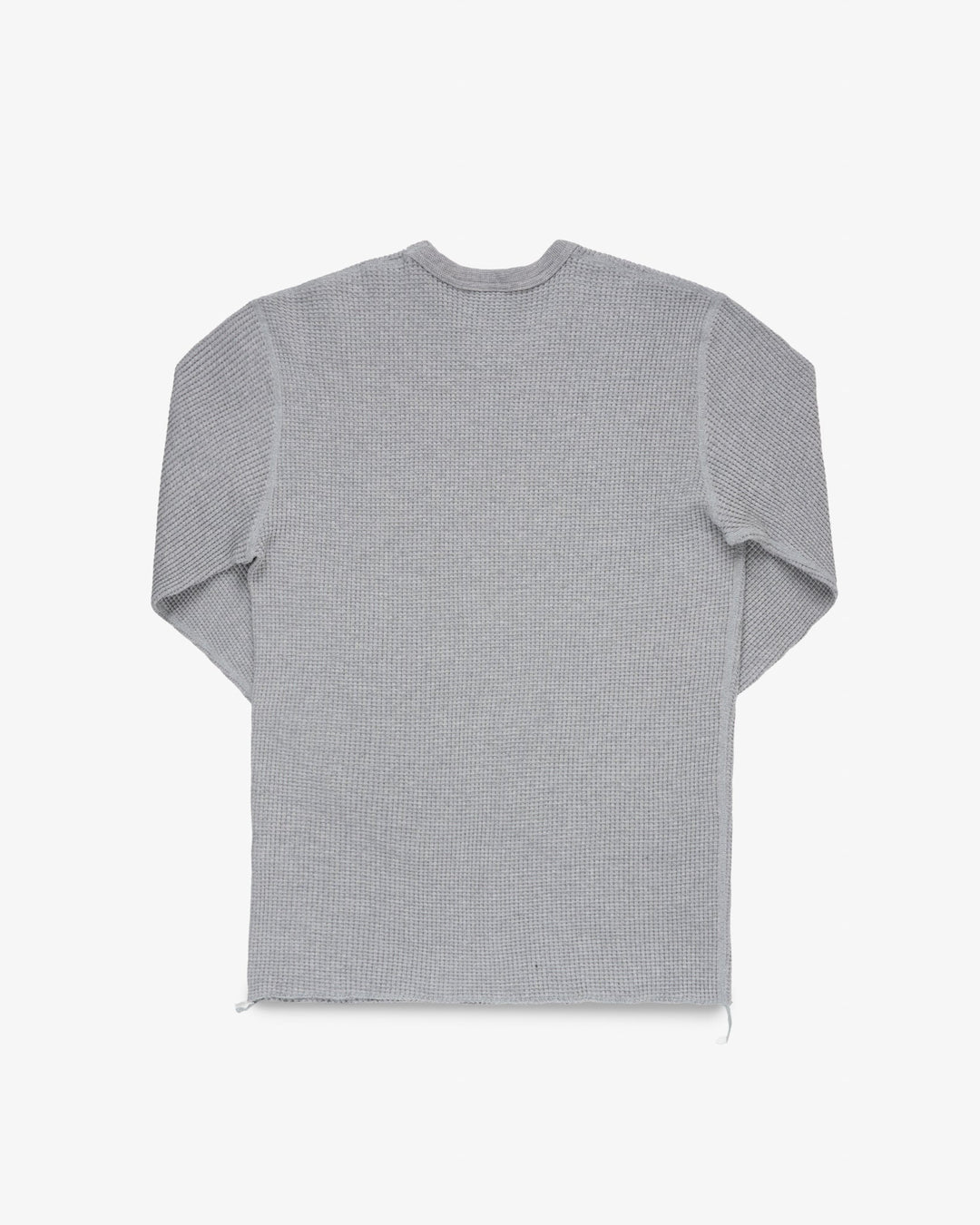 Iron Heart - Waffle Knit L/S Crewneck Thermal - Grey