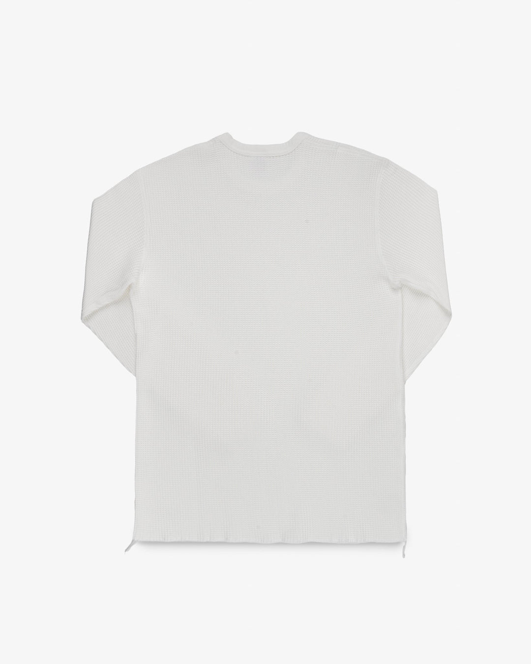 Iron Heart - Waffle Knit L/S Crewneck Thermal - White