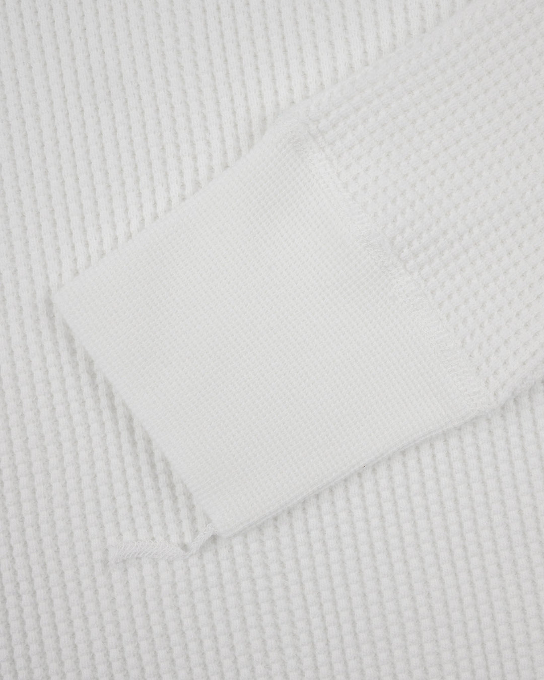 Iron Heart - Waffle Knit L/S Crewneck Thermal - White