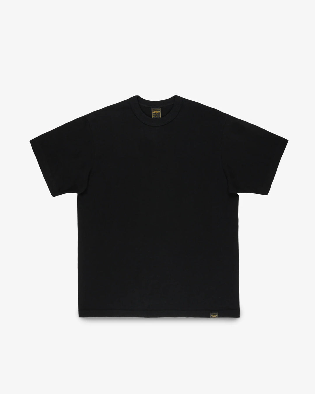 Iron Heart 6.5oz Loopwheel Crew Neck T-Shirt - Black