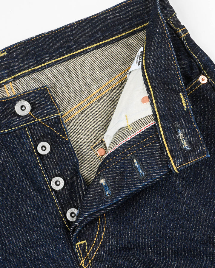 Iron Heart 777S 21oz Selvedge Denim Slim Tapered Cut Jeans - Indigo