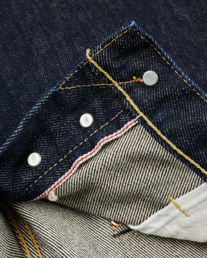 Iron Heart 777S 21oz Selvedge Denim Slim Tapered Cut Jeans - Indigo