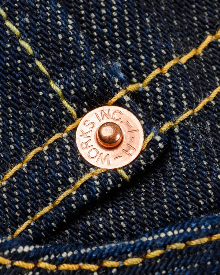 Iron Heart 777S 21oz Selvedge Denim Slim Tapered Cut Jeans - Indigo