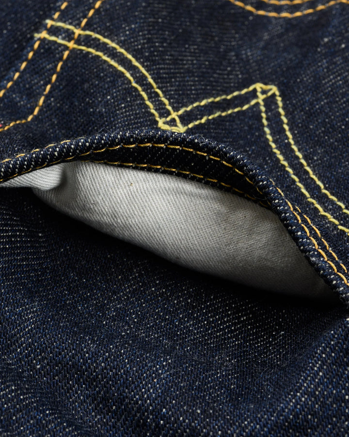Iron Heart 777S 21oz Selvedge Denim Slim Tapered Cut Jeans - Indigo