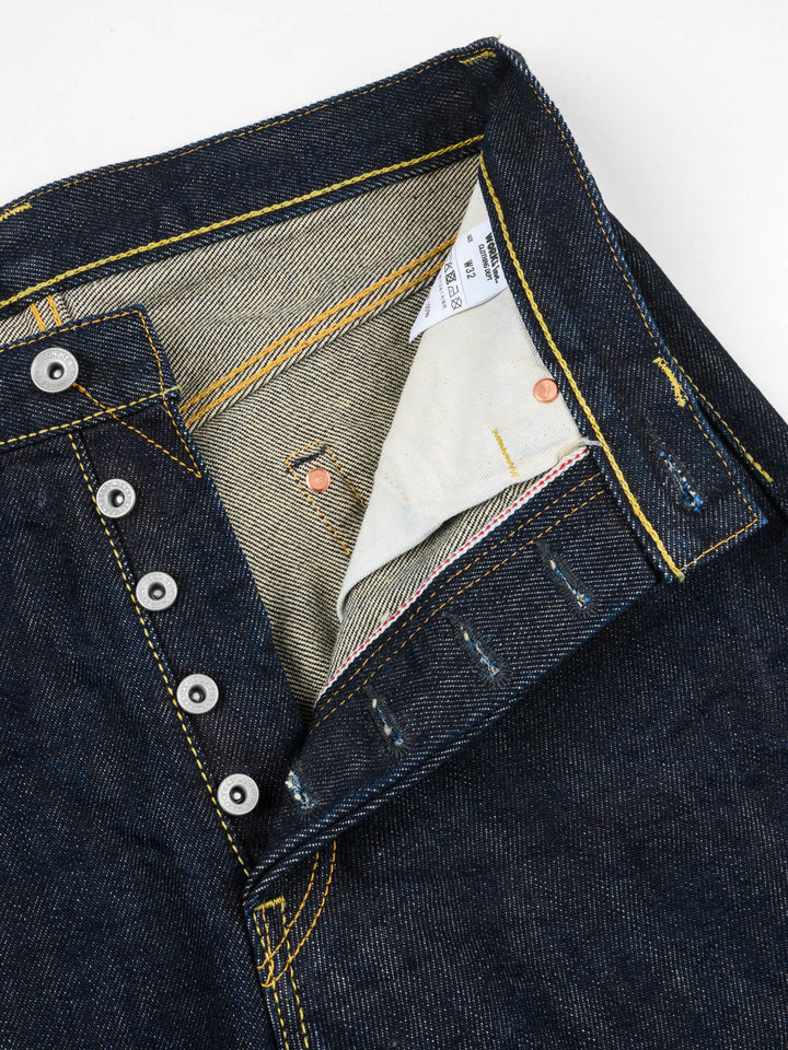 Iron Heart 888 21oz Selvedge Denim Relaxed Tapered Cut Jeans - Indigo