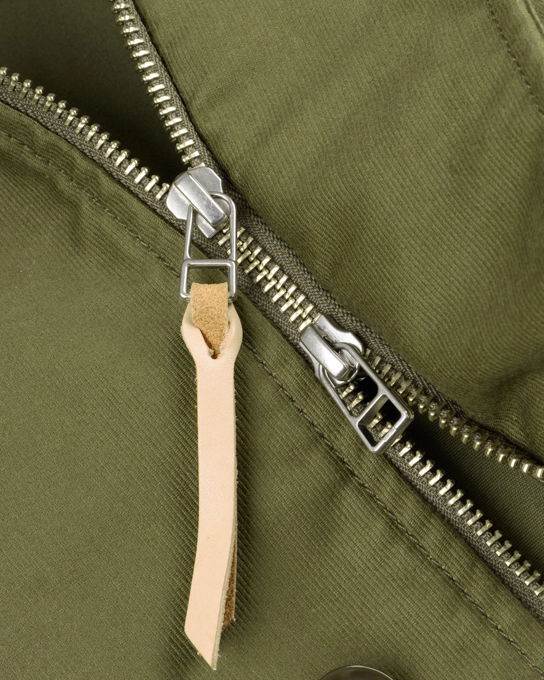 Iron Heart 12oz Whipcord Lightweight N1 Deck Jacket - Olive Drab Green