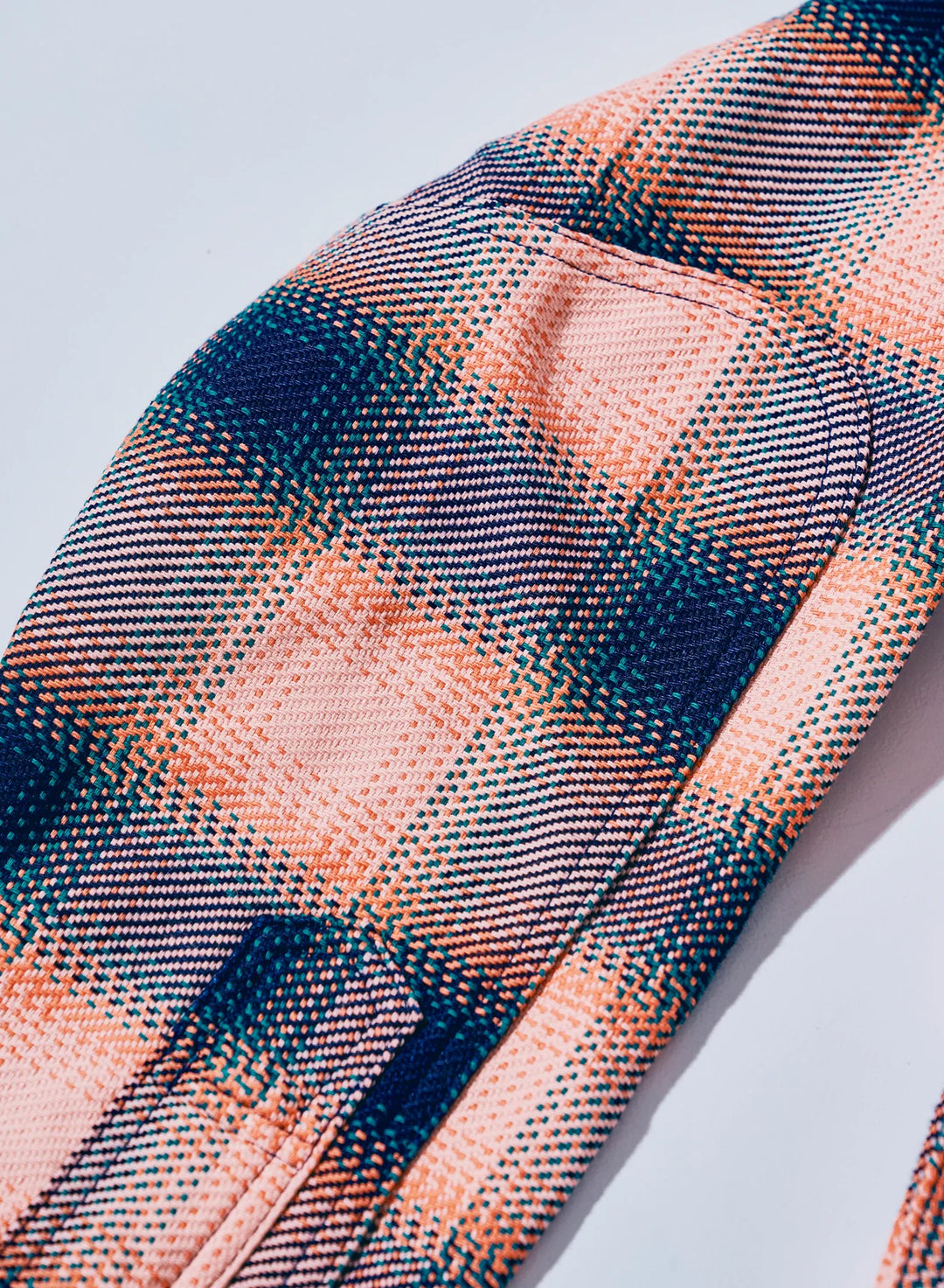 Samurai Rope Dyed Indigo Flannel Shirt - Pink [SIN25-01]