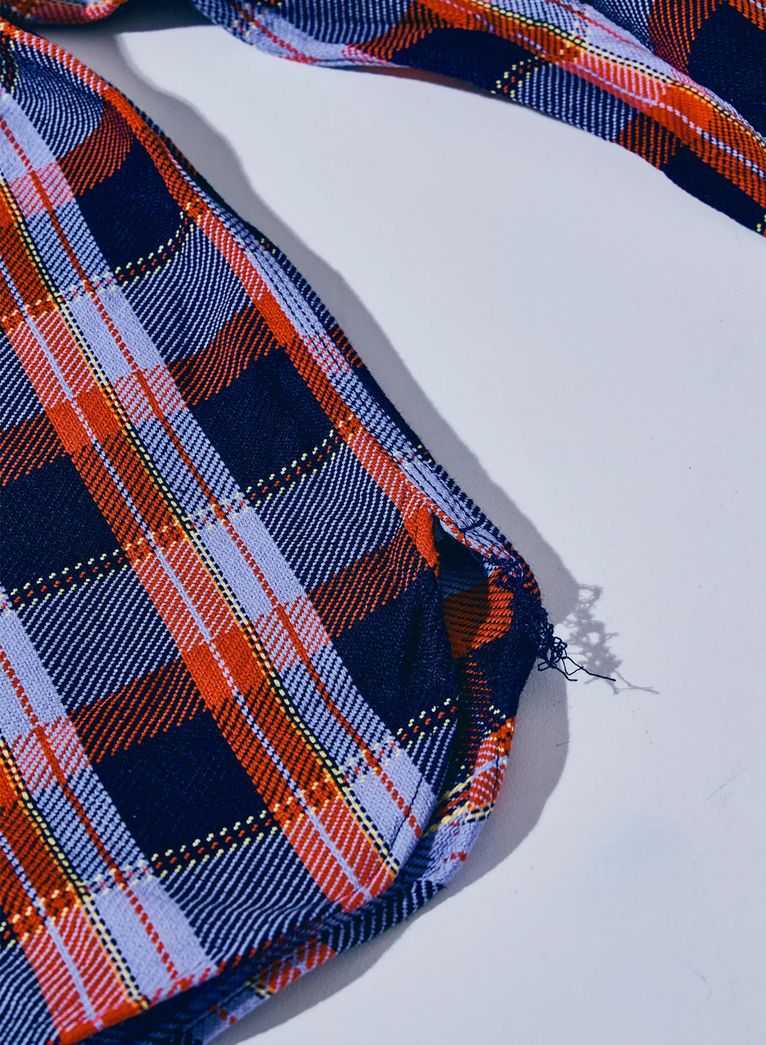 Samurai Rope Dyed Indigo Flannel Shirt - Purple [SIN25-01]