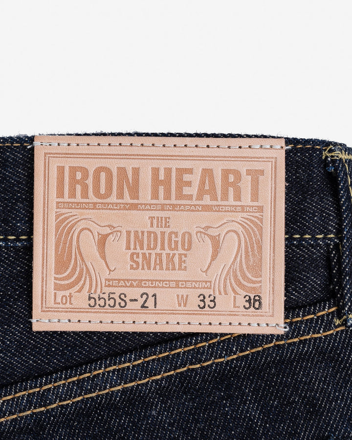 Iron Heart 21oz Selvedge Denim Slim Cut Jeans - Indigo
