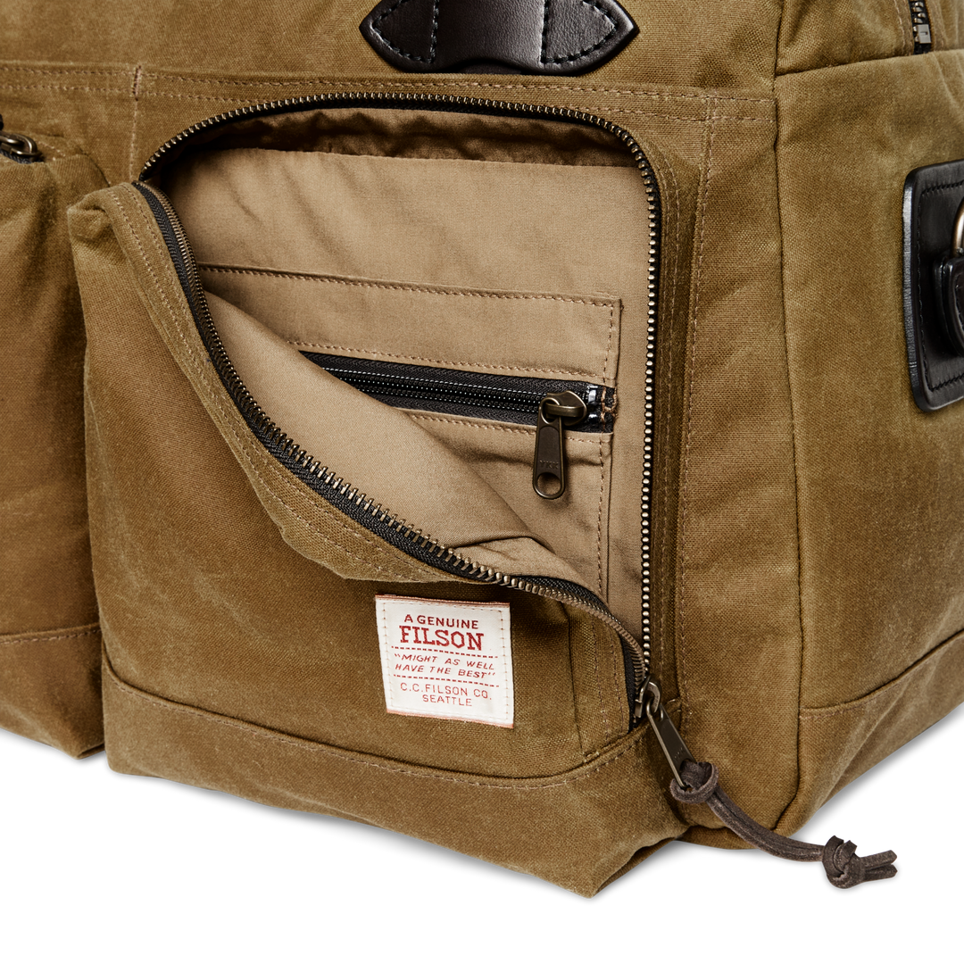 Filson - 48 Hour Tin Cloth Duffle Bag in Dark Tan