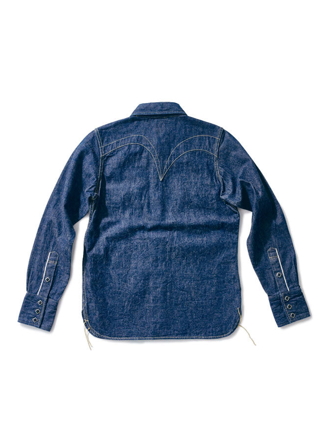 ト*シ様 10oz デニム ウエスタンシャツ DENIM WESTERN SHI Samurai - SWD-L01 Denim Western Shirt 10oz – Berkeley Supply