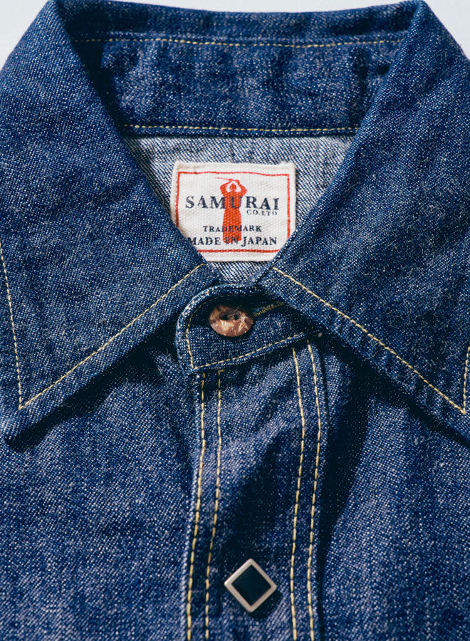 Samurai - SWD-L01 Denim Western Shirt 10oz – Berkeley Supply