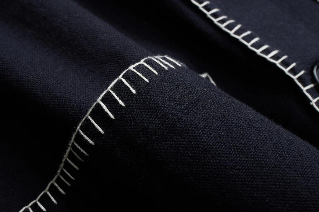 3sixteen Shop Jacket - Blanket Stitch Black Canvas