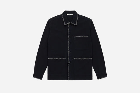 3sixteen Shop Jacket - Blanket Stitch Black Canvas