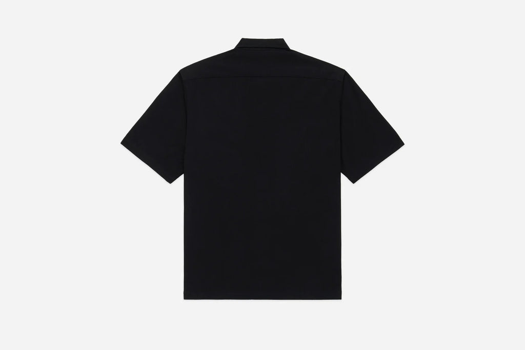 3sixteen Short Sleeve Workshirt - Black Cotton Twill