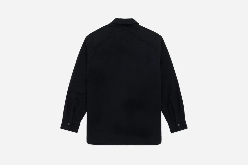 3sixteen USN Overshirt - Black Wool Angora