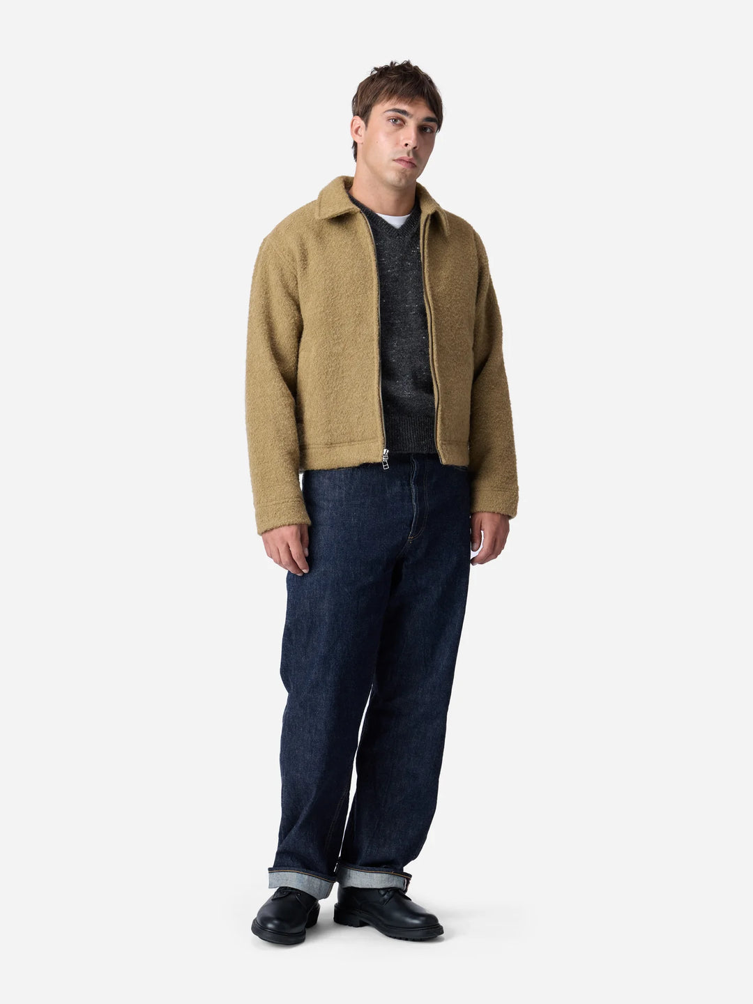 3sixteen Club Jacket - Wheat Boucle