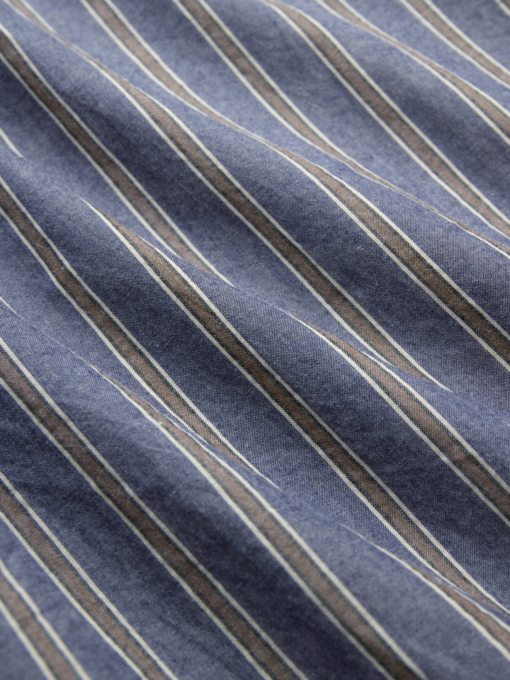 3sixteen Commuter Shirt - Navy/Coyote Stripe