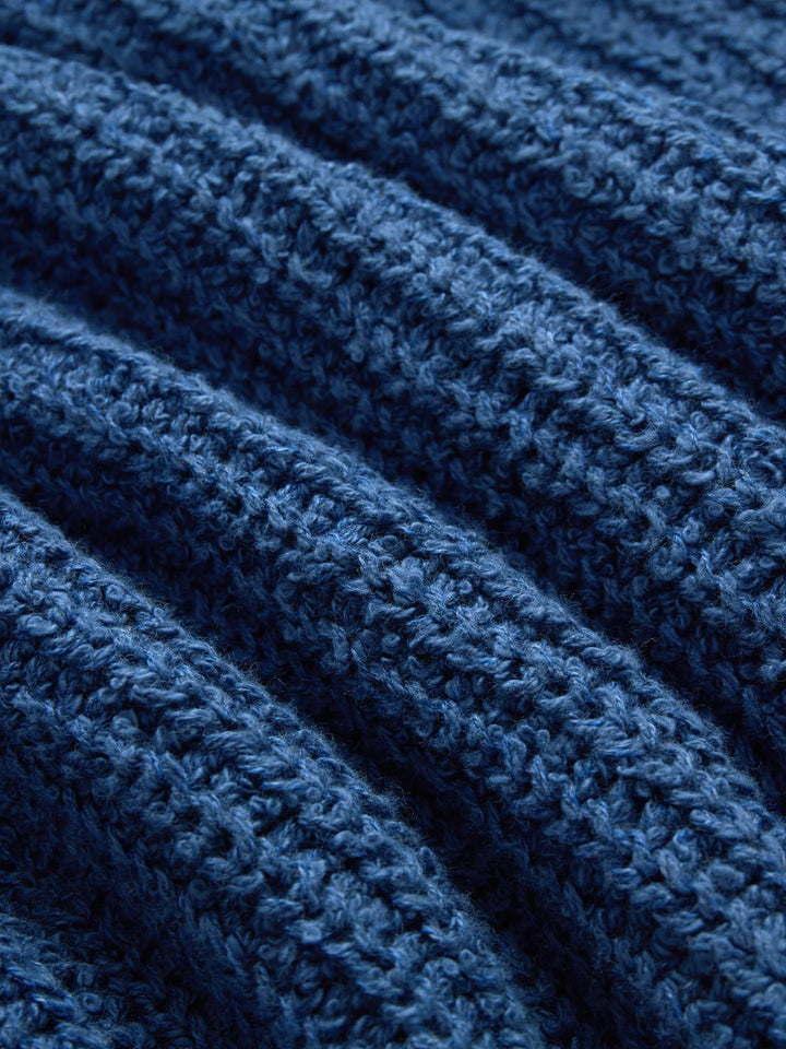 3sixteen Cotton Crewneck Sweater - Lapis Boucle