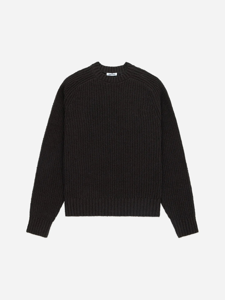 3sixteen Cotton Crewneck Sweater - Bark Boucle