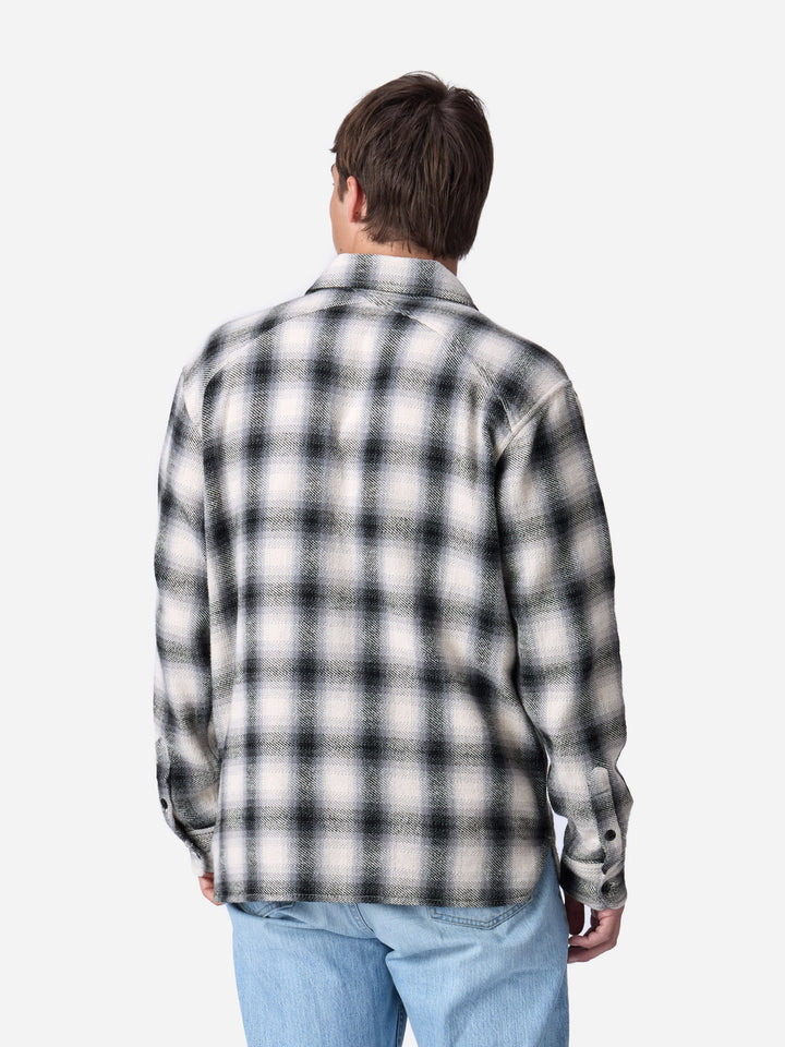 3Sixteen - Crosscut Flannel in Cream/Black