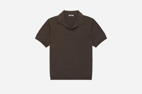 3sixteen Knit Polo - Earth Pima Cotton