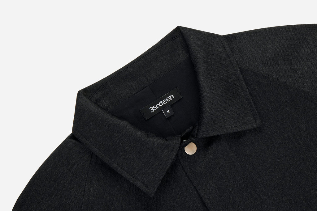 3sixteen Coaches Jacket - Charcoal Wool