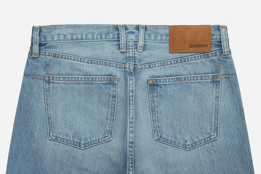 3sixteen CS⁠-⁠100xv Classic Straight ⁠-⁠ Indigo Selvedge Vintage Wash