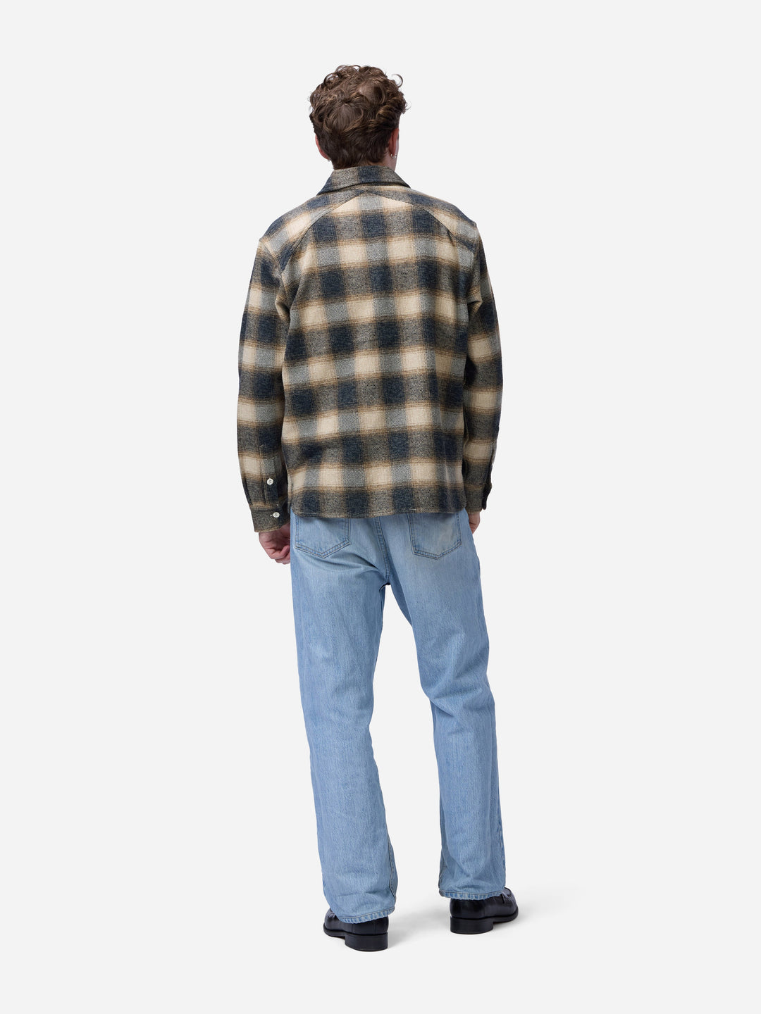 3sixteen Crosscut Flannel - Brown/Ecru