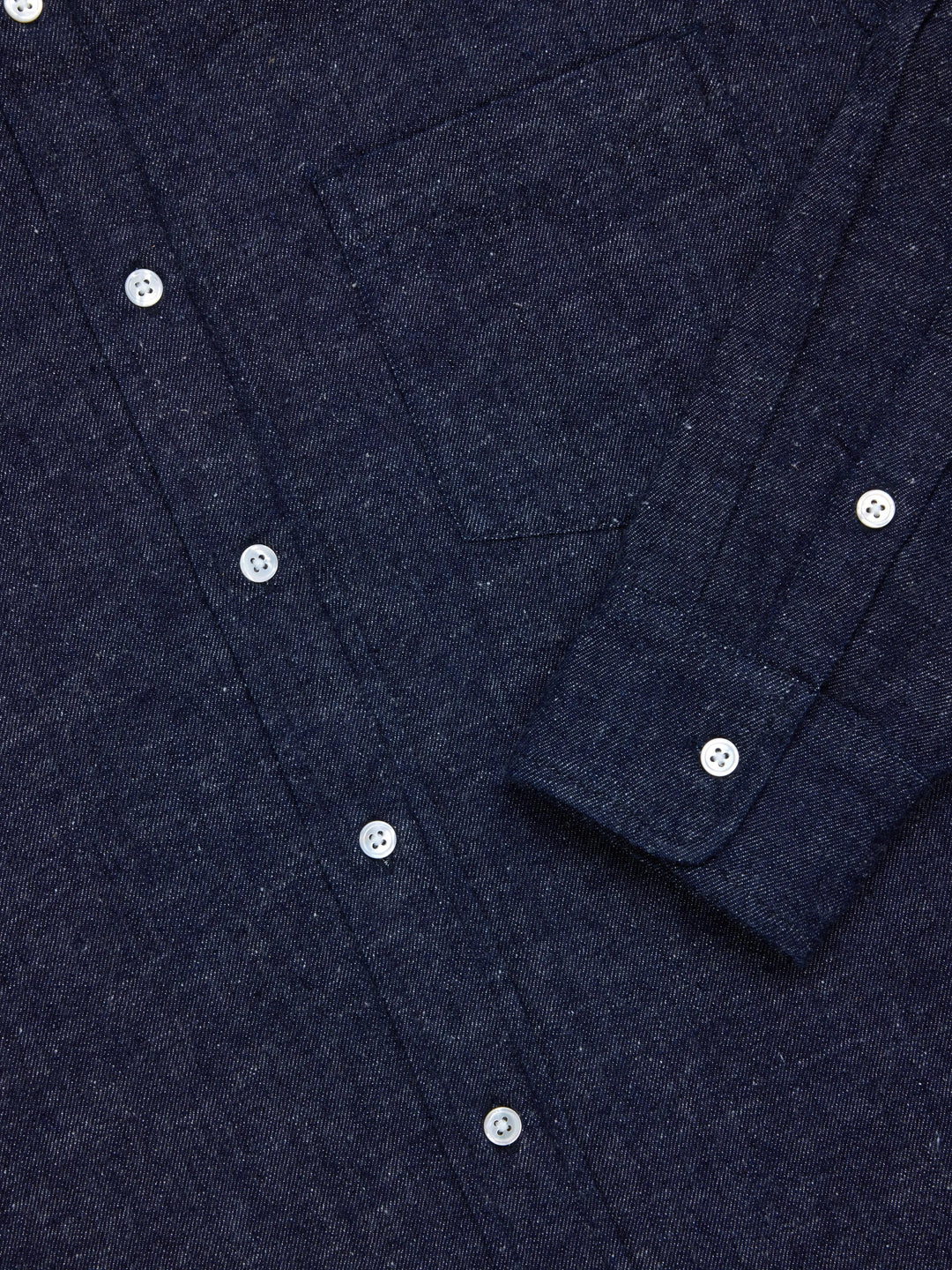 3sixteen Denim Button Down - Snow Slub Denim