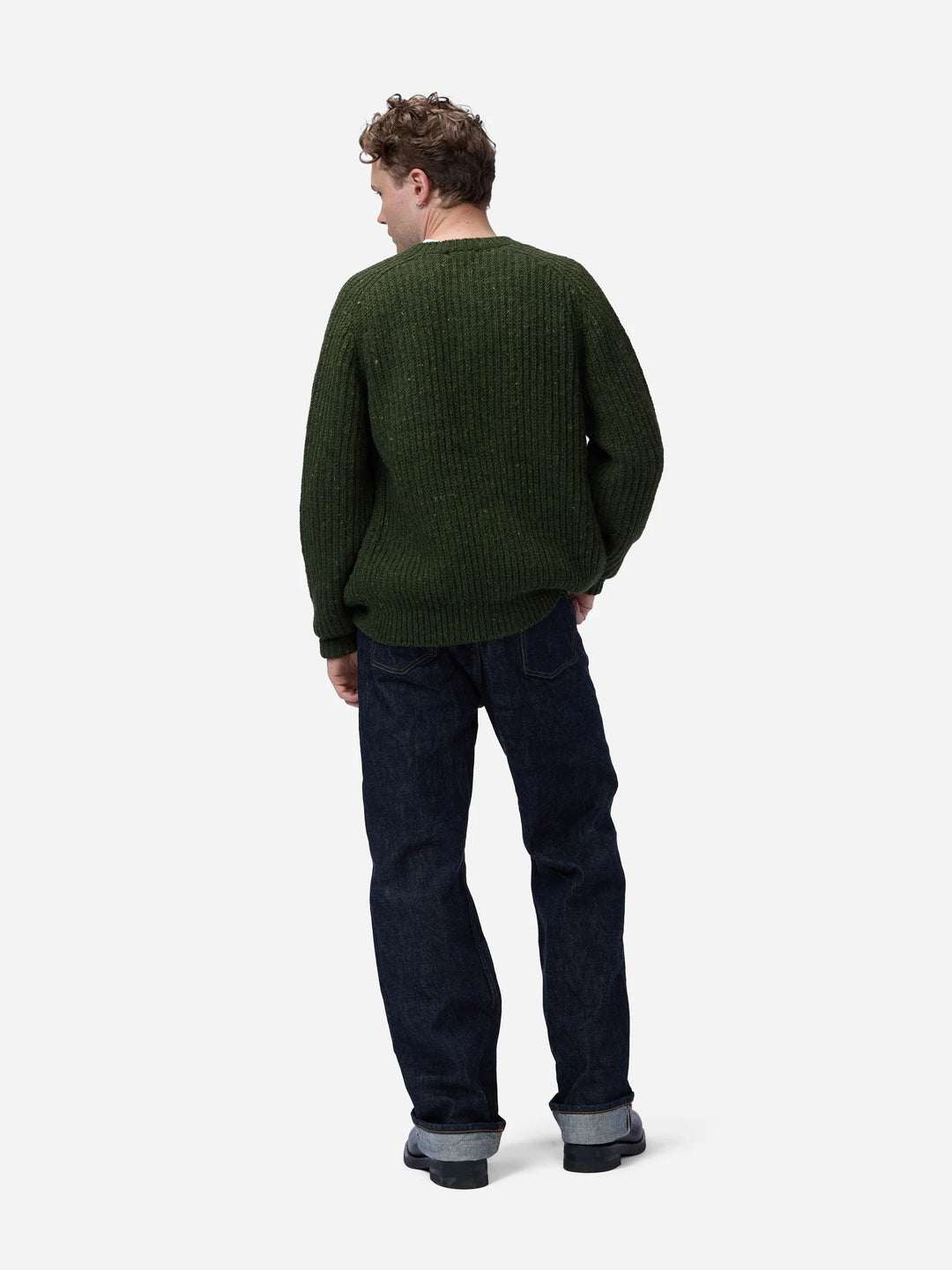 3sixteen Fisherman Cardigan - Hunter Green